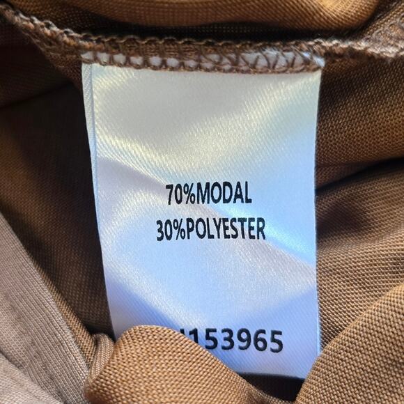 W Area Stars Brown Cisco Belted Jogger Jumpsuit Womens Size M NWT Buttery Soft - Picture 12 of 12